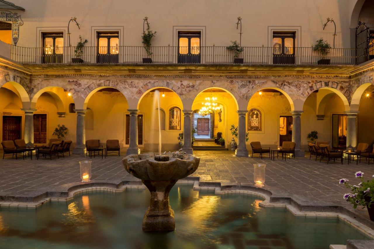 Quinta Real Puebla Hotell Exteriör bild The interior of the hotel