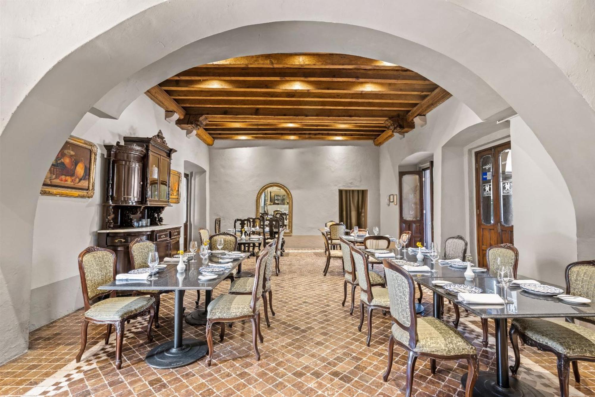 Quinta Real Puebla Hotell Exteriör bild Restaurant